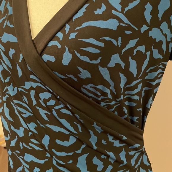 The Limited Faux Wrap Short Sleeve Blouse - Picture 3 of 6